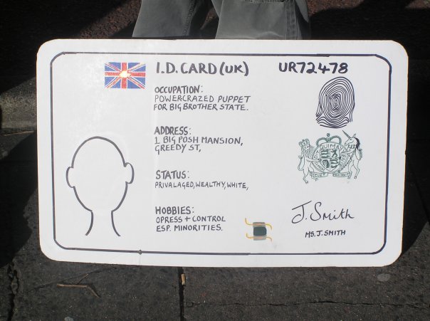 Giant ID card