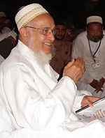 Shabbir Nooruddin s in hospital. -- Picture courtesy Faiz-e-Hakimi