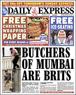 Daily Express, 29 November 2008