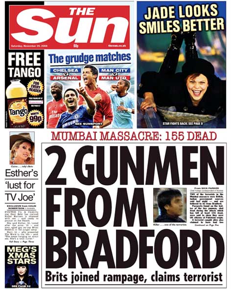 The Sun, 29 November 2008