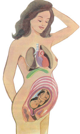 Esta mujer lleva un tesoro dentro...