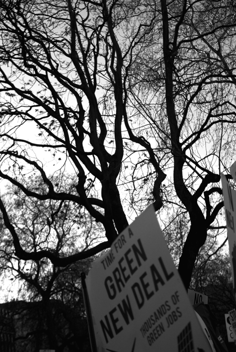 National climate March. Grosvenor Square to Parliament Sq. 06.12.08