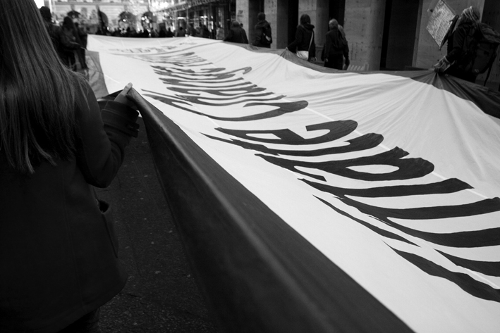 National climate March. Grosvenor Square to Parliament Sq. 06.12.08