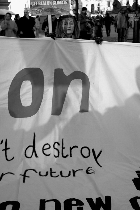 National climate March. Grosvenor Square to Parliament Sq. 06.12.08