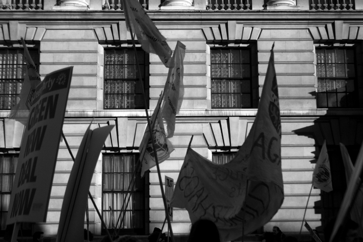 National climate March. Grosvenor Square to Parliament Sq. 06.12.08