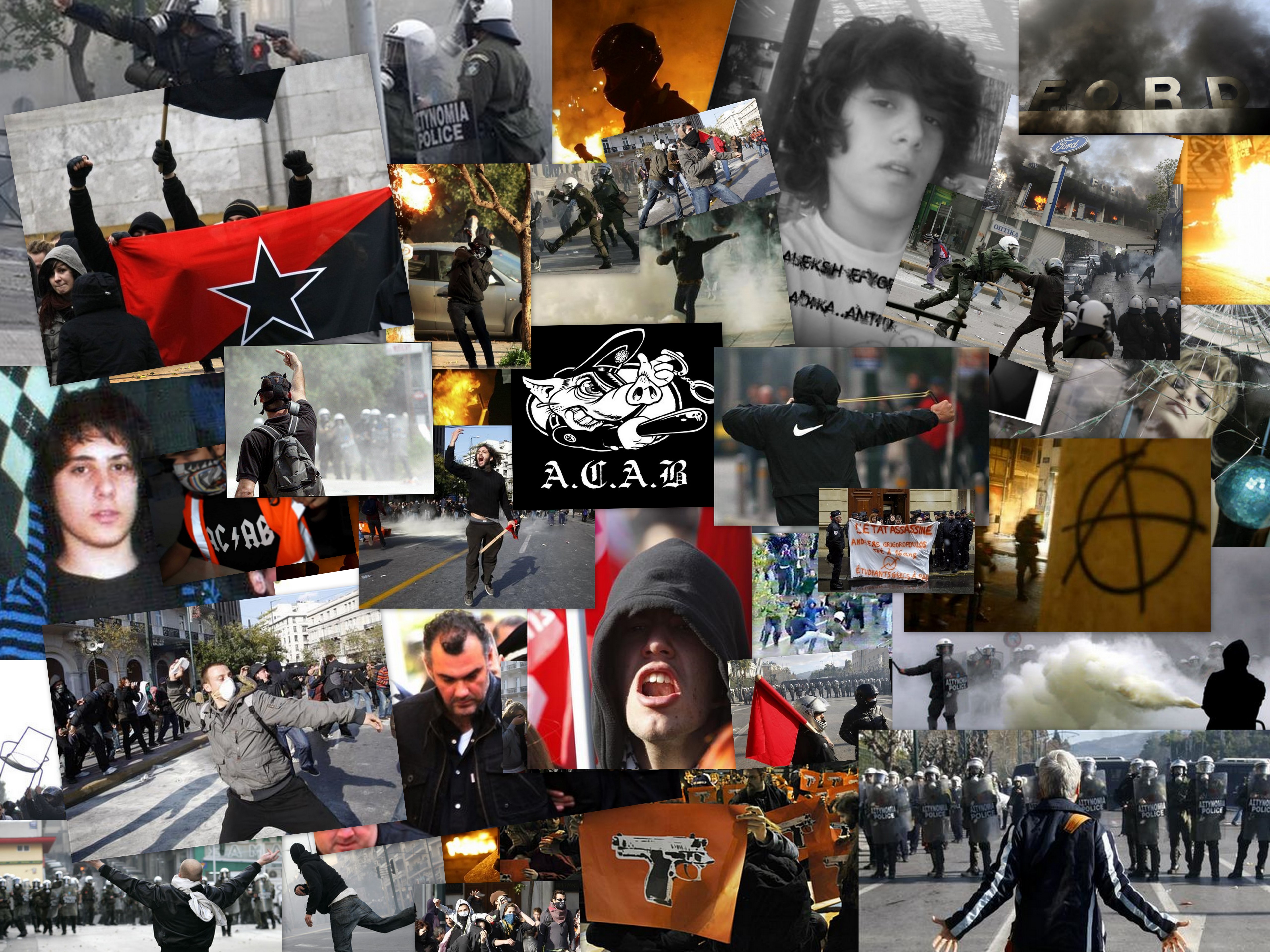 Greek Uprising - A Collage