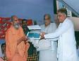 Delevered PFA Haryana award to Acharya Baldev