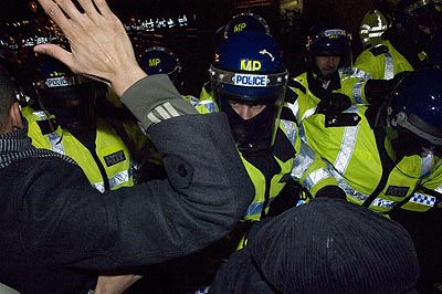 The Police come dressed for the occasion.