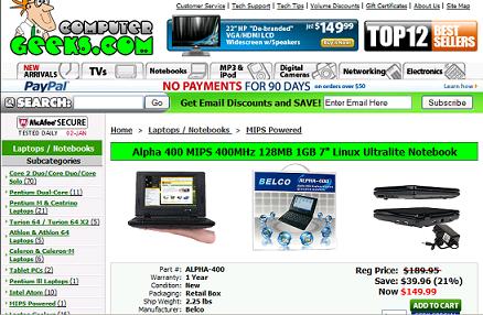 Deflation in high-tech, the worst kind for globalists.