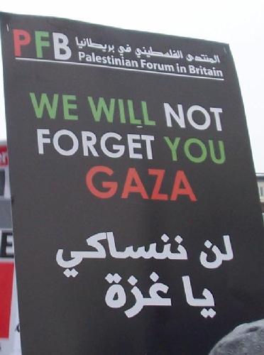We will not forget you Gaza