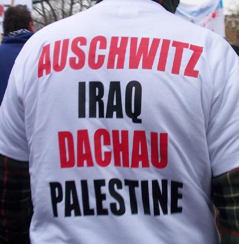Auschwitz Iraq Dachau Palestine