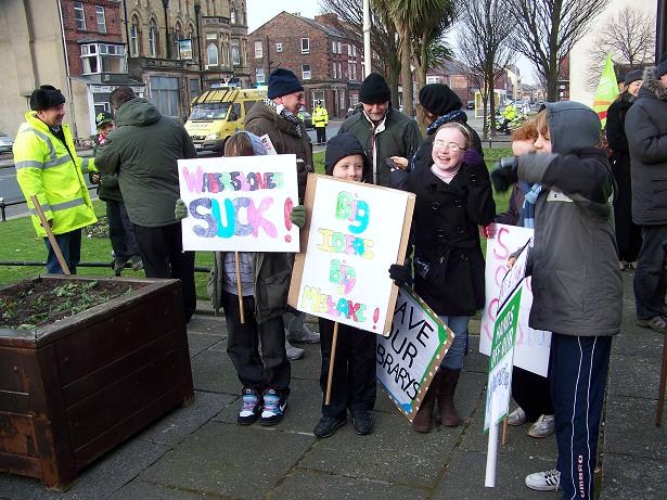 Kids show what they think of Foulkes' idea that library users go Waterstone's