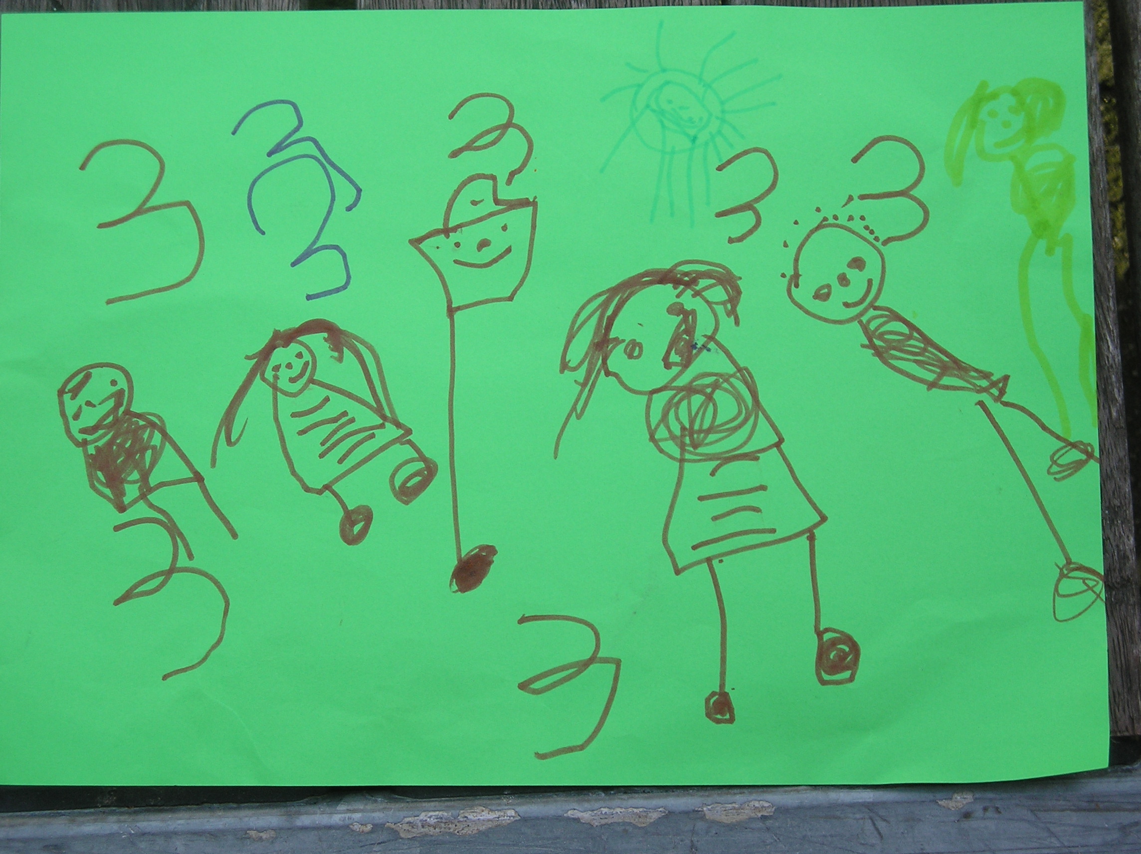 An artist's impression (Zeena, age 3)
