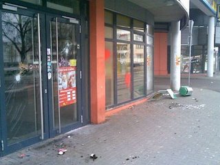 Confrontation with the police on new year's eve, Germany