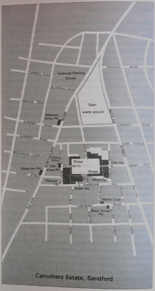 The fictional Carruthers Estate in Sandford