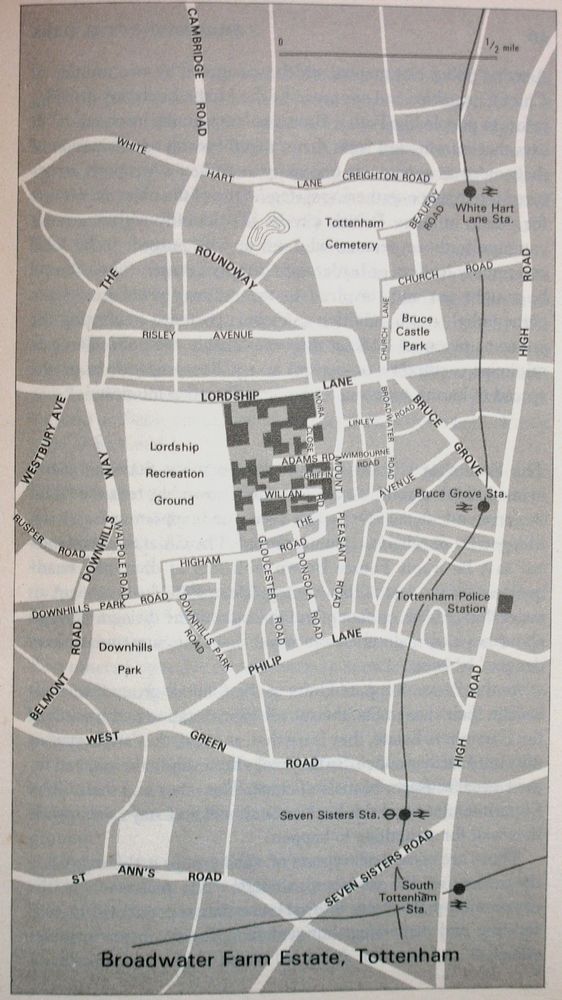 The real Broadwater Farm Estate in Tottenham