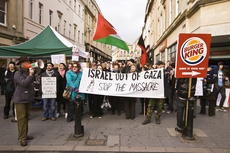 the front of the demo