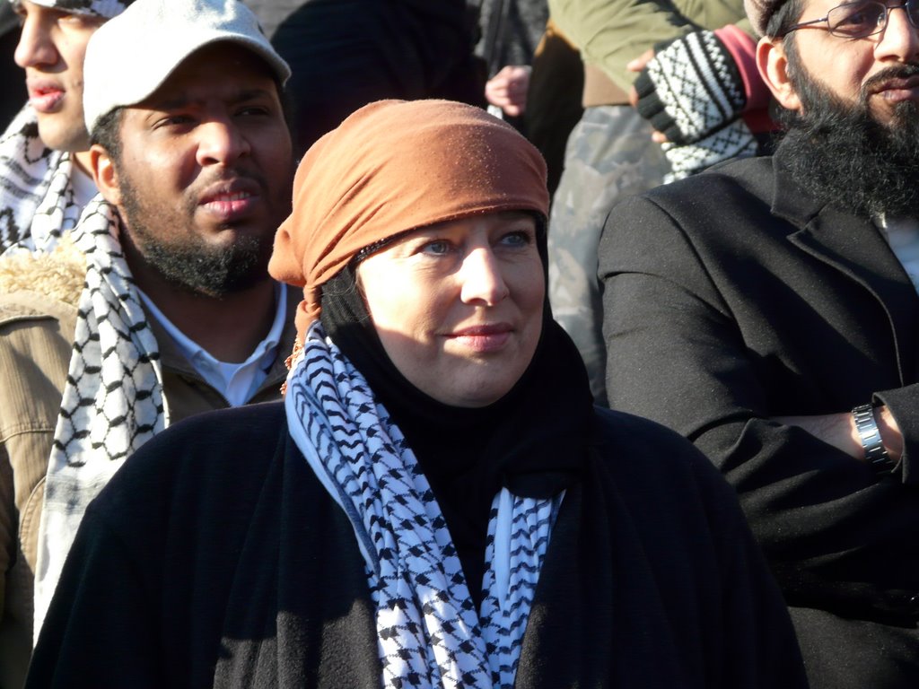 Yvonne looking pleased to be back in the North