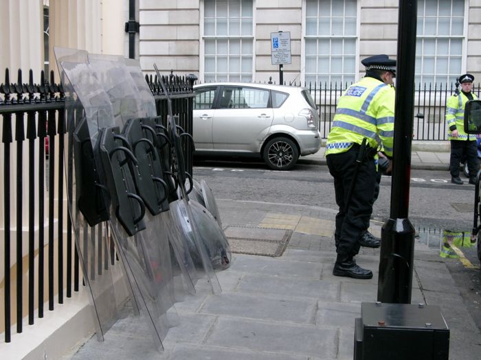 Shields ready for use at 2:30pm