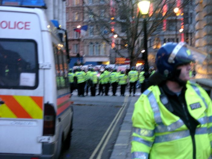Outer cordon on Suffolk Street