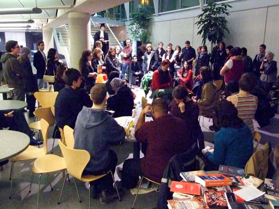 Faculty occupation last night #5