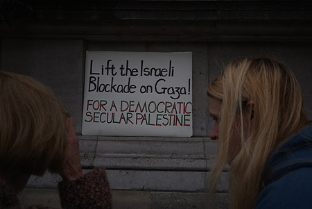 Lift the Israeli blockade of Gaza.
