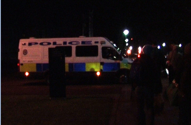 ...one of two vans full of tooled up coppers.