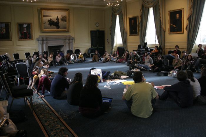 Decisions are made by consensus