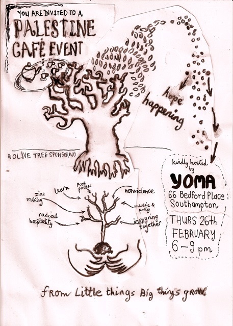 flyer with details for Happening