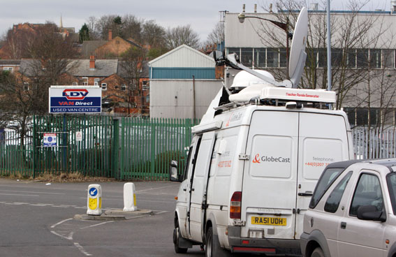 Media Shark encampment