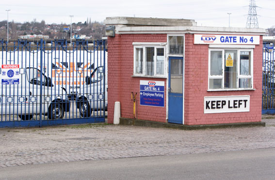 Employee’s car park, Gate No 4 stuffed with unsold vans