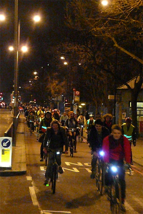 whizzing down pentonville road
