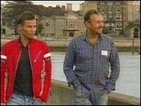 Gay activists Ian Farmer and Anthony Smallman