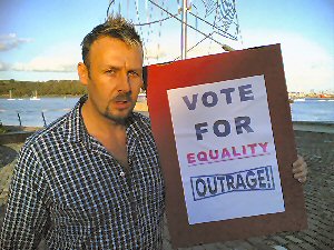 Ian Farmer of OutRage! Kent