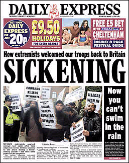 Daily Express, 11 March 2009