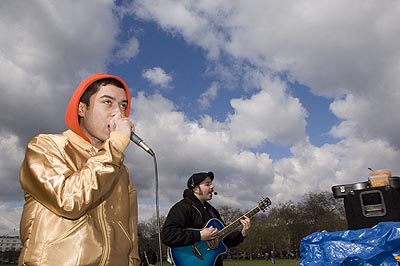 King Blues in the park.