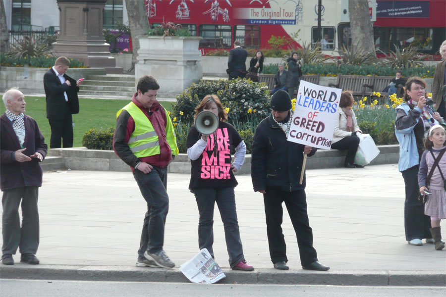 babs in full flow at westminster