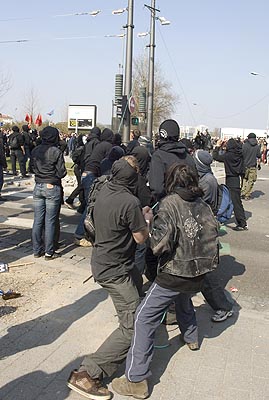 CCTV camera comes down.