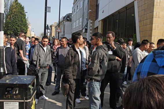 Tower Hamlets students that dain’t join the march