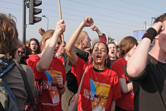 Bob Crowe no show ‘Youth March Rally’ at Excel Centre