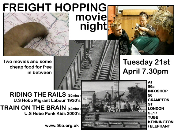 Hobo Class: Free film flyer April 21st