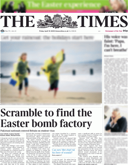 Times, 10 April 2009