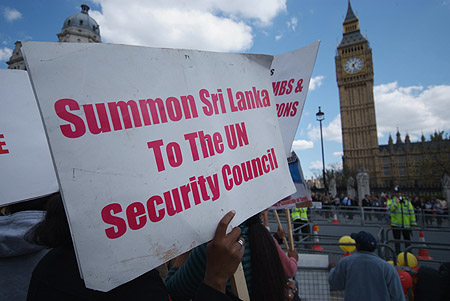 Summoning Sri Lanka to the UN.