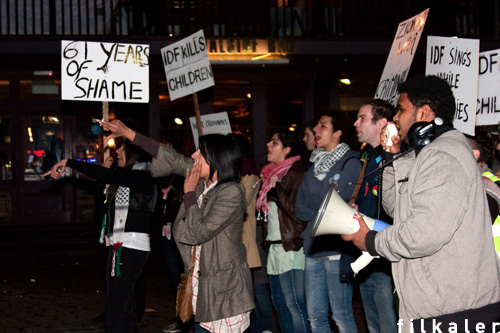 and denounce the IDF supporters