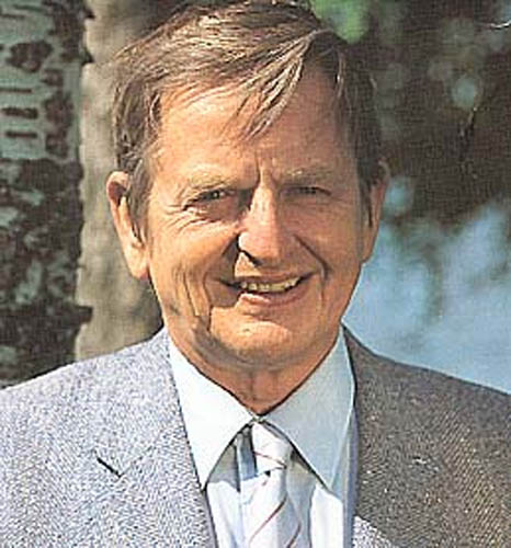 Prime Minister Olof Palme