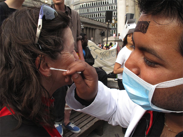 wrong orrifice for DNA swab