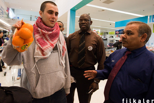 the floor manager is not very happy