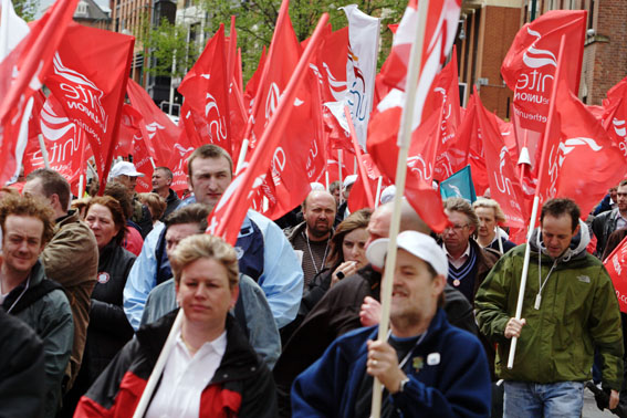 Another section of march on Broad St