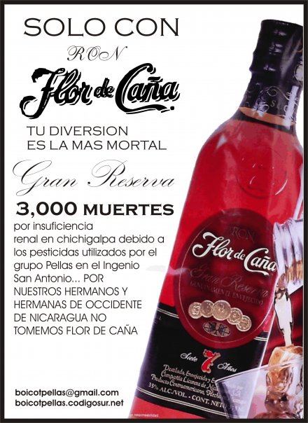 Flor de Caña boycott