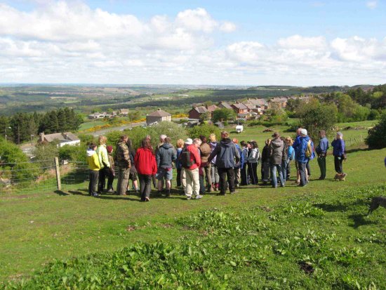 The caravaners and local people on the Bradley site
